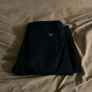 Men’s black docker dress pants